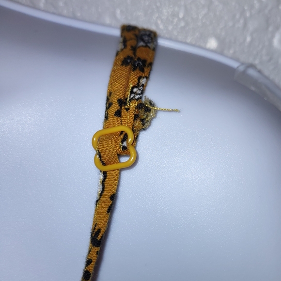 Magnolia Skye Ruched Off Shoulder Peasant Dress. Floral. Orange - Picture 5 of 10